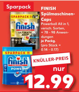 Aanbieding: Spülmaschinen-Caps Powerball All in 1