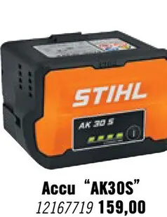 Aanbieding: STIHL Accu AK30S 36 V 5,0 AH