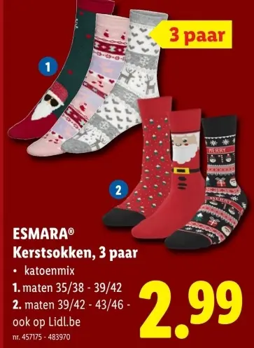 Aanbieding: Kerstsokken