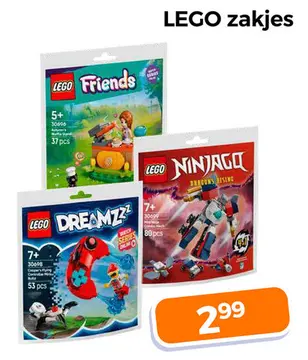 Aanbieding: LEGO zakjes