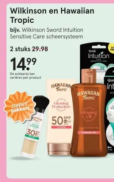 Aanbieding: Wilkinson en Hawaiian Tropic