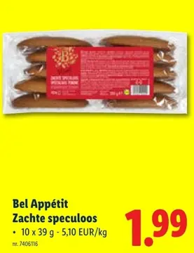 Aanbieding: Bel Appétit Zachte speculoos