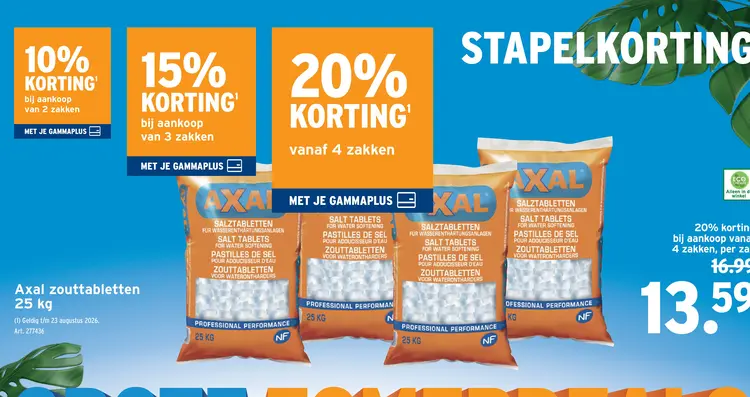 Promotie: Axal zouttabletten