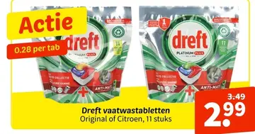 Aanbieding: Dreft vaatwastabletten