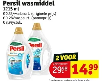 Promotie: Wasmiddel