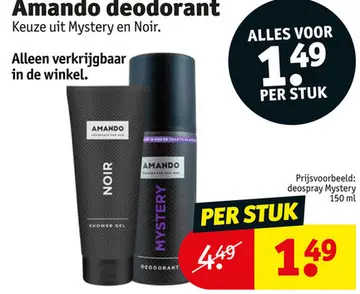 Aanbieding: Amando deodorant