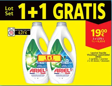Offre: Lessive liquide Ariel