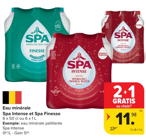 Offre: Eau minérale