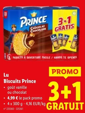 Offre: Biscuits Prince