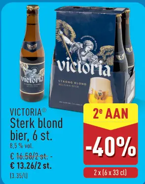 Promotie: Sterk blond bier, 6 st.