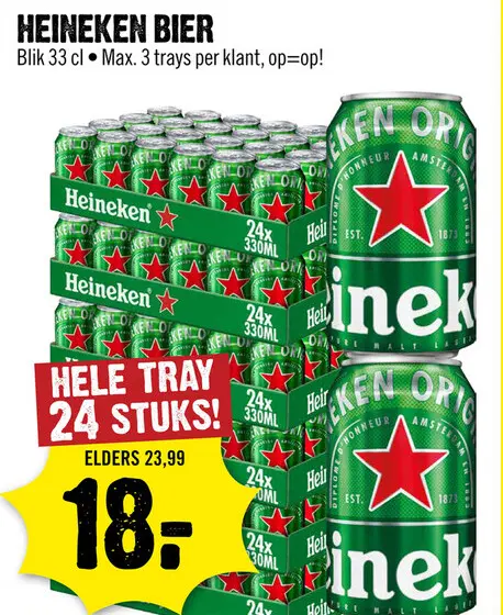 Aanbieding: Heineken bier