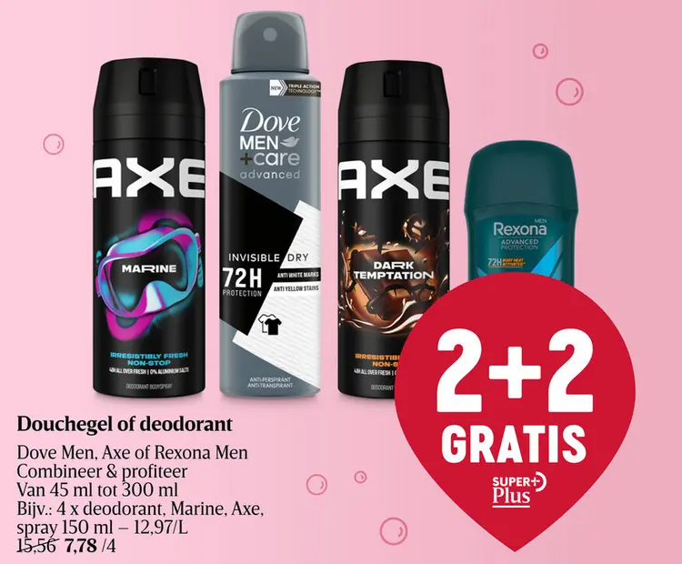 Aanbieding: Douchegel of deodorant