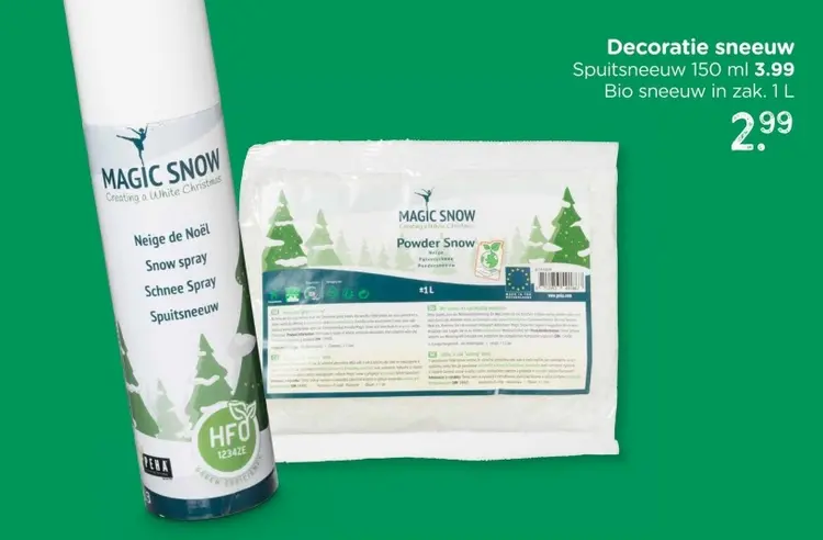 Aanbieding: Decoratie sneeuw