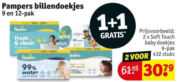 Promotie: Pampers billendoekjes