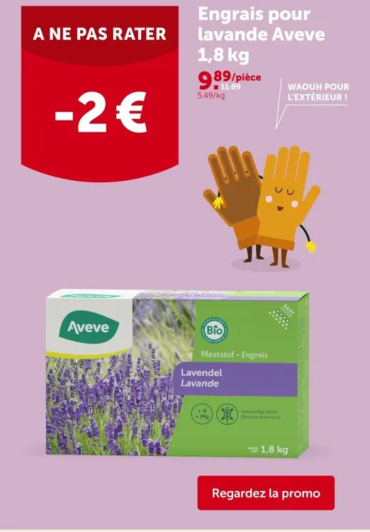 Offre: Engrais pour lavande