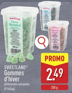 Offre: SWEETLAND® Gommes d'hiver