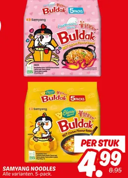 Aanbieding: Samyang noodles