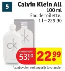 Promotie: Calvin Klein All