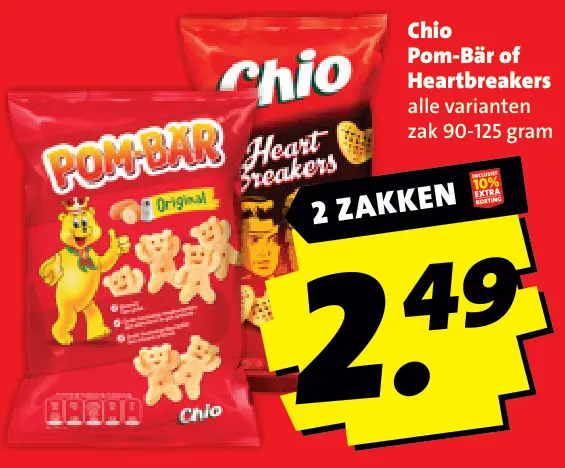Aanbieding: Pom-Bär or Heartbreakers