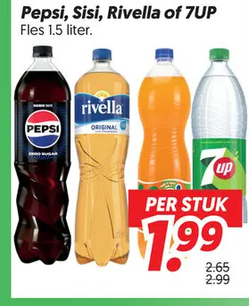 Pepsi, Sisi, Rivella of 7UP