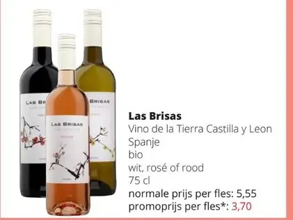 Promotie: Las Brisas Vino De La Tierra Castilla Y Leon Wit, Rosé Of Rood