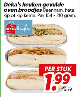 Gevulde oven broodjes