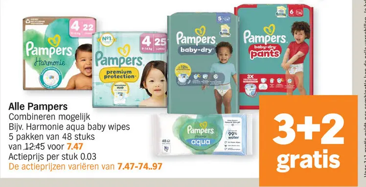 Aanbieding: Alle Pampers