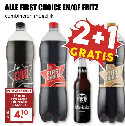 Aanbieding: First Choice en/of Fritz