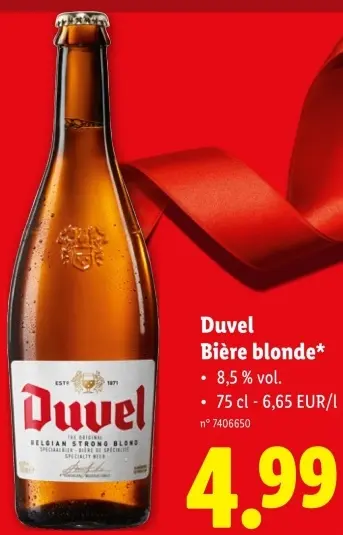 Offre: Bière blonde
