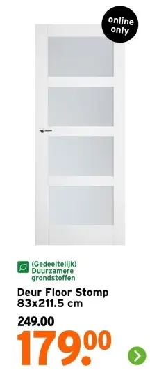 Aanbieding: Deur Floor Stomp 83x211,5 cm