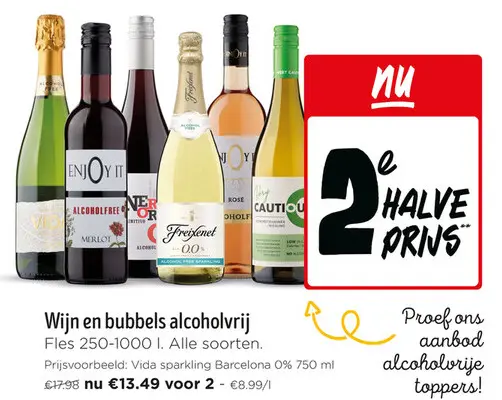 Promotie: Wijn en bubbels alcoholvrij