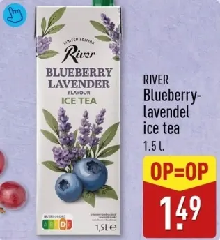 Aanbieding: Blueberry-lavendel ice tea