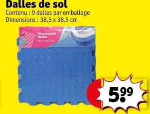 Offre: Dalles de sol