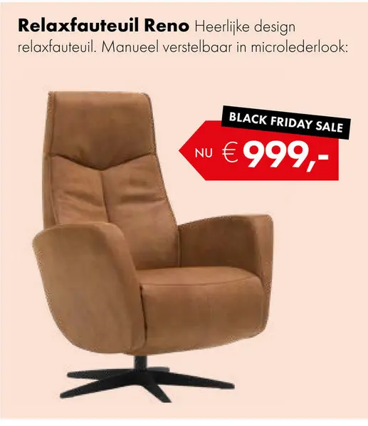 Aanbieding: Reno relaxfauteuil