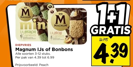 Aanbieding: Magnum IJs of Bonbons