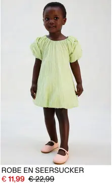 Offre: Robe en seersucker