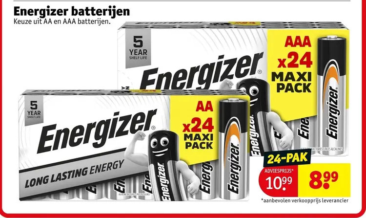 Aanbieding: Energizer batterijen
