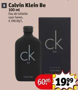 Promotie: Calvin Klein Be