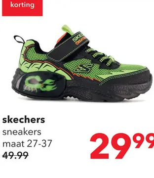 Aanbieding: Skechers Creature-Crawlers jongens sneakers groen
