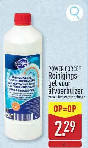 Promotie: Reinigingsgel voor afvoerbuizen