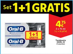 Aanbieding: Tandpasta ORAL-B