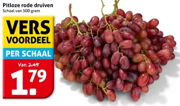 Aanbieding: Pitloze rode druiven