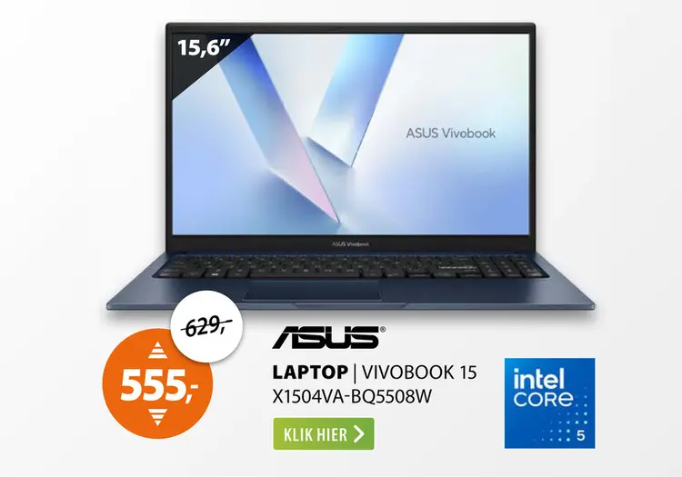 Aanbieding: Asus Vivobook 15 X1504VA-BQ5508W