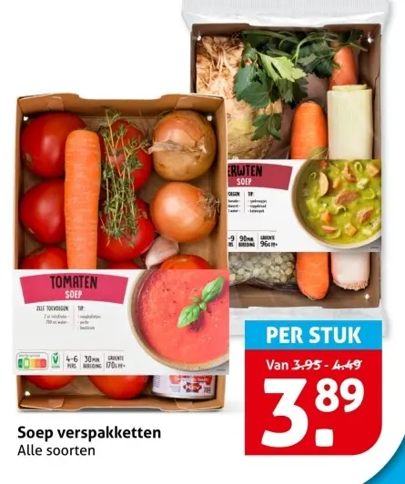 Aanbieding: Soep verspakketten