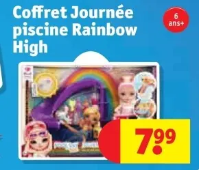 Offre: Coffret Journée piscine Rainbow High