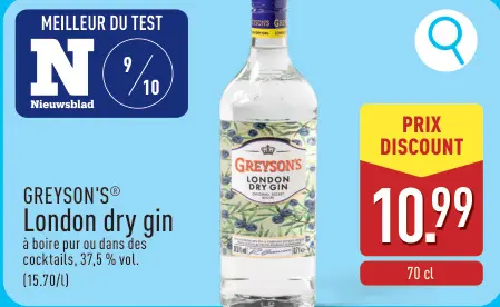 Offre: London dry gin