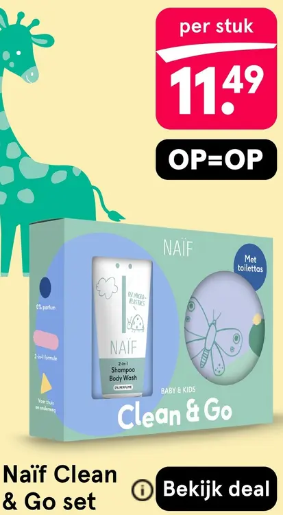 Aanbieding: Clean & Go set