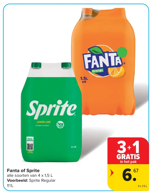 Promotie: Fanta of Sprite