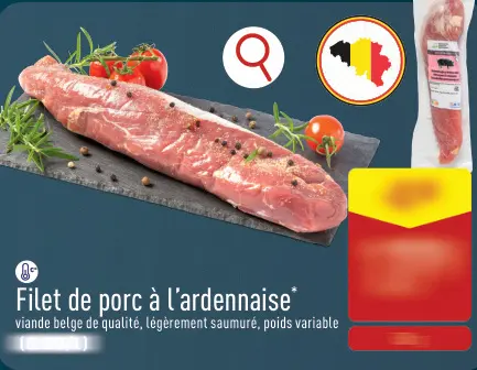 Offre: Filet de porc à l'ardennaise