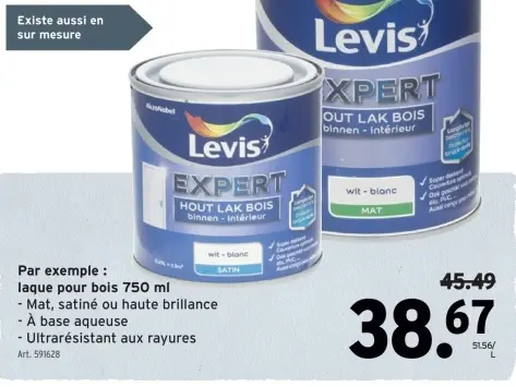 Offre: Laque pour bois